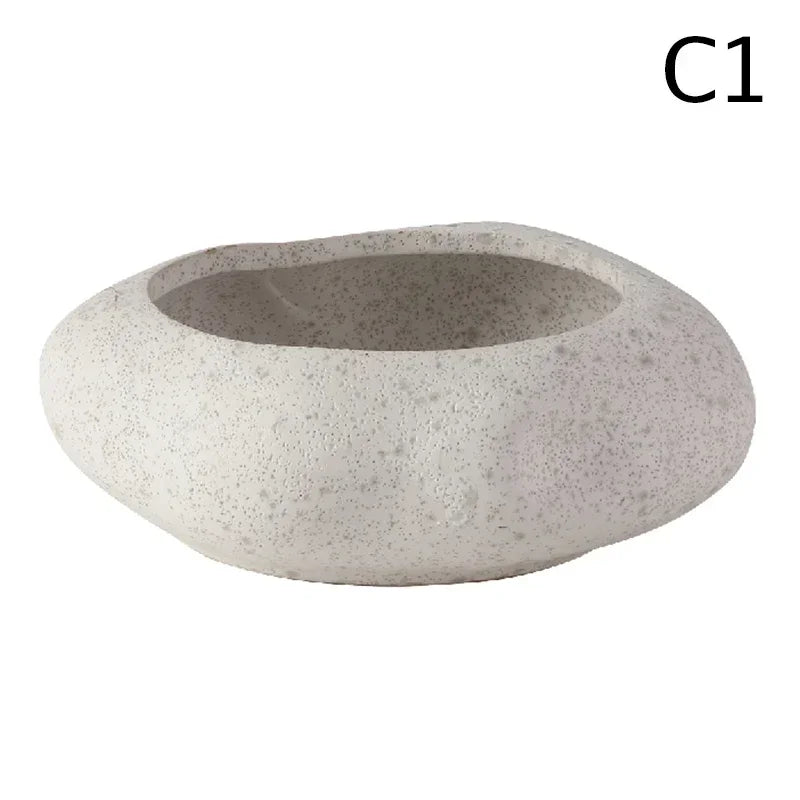 Vase céramique forme graine de lotus, esprit ikebana - Nesty (vue 20)