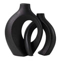 Set de vases blancs en plastique — style européen (vue 7) - Nesty