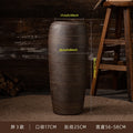 Grand vase en céramique sur pied, style asiatique - Nesty (vue 7)