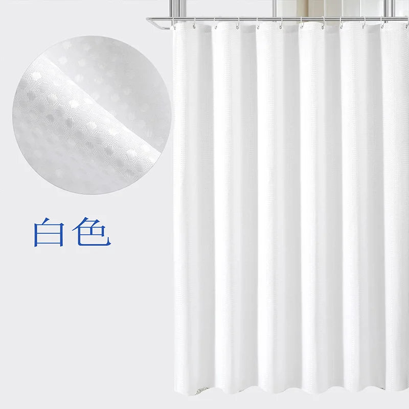 Rideau de douche gaufré — texture nid d'abeille imperméable - Nesty (vue 10)