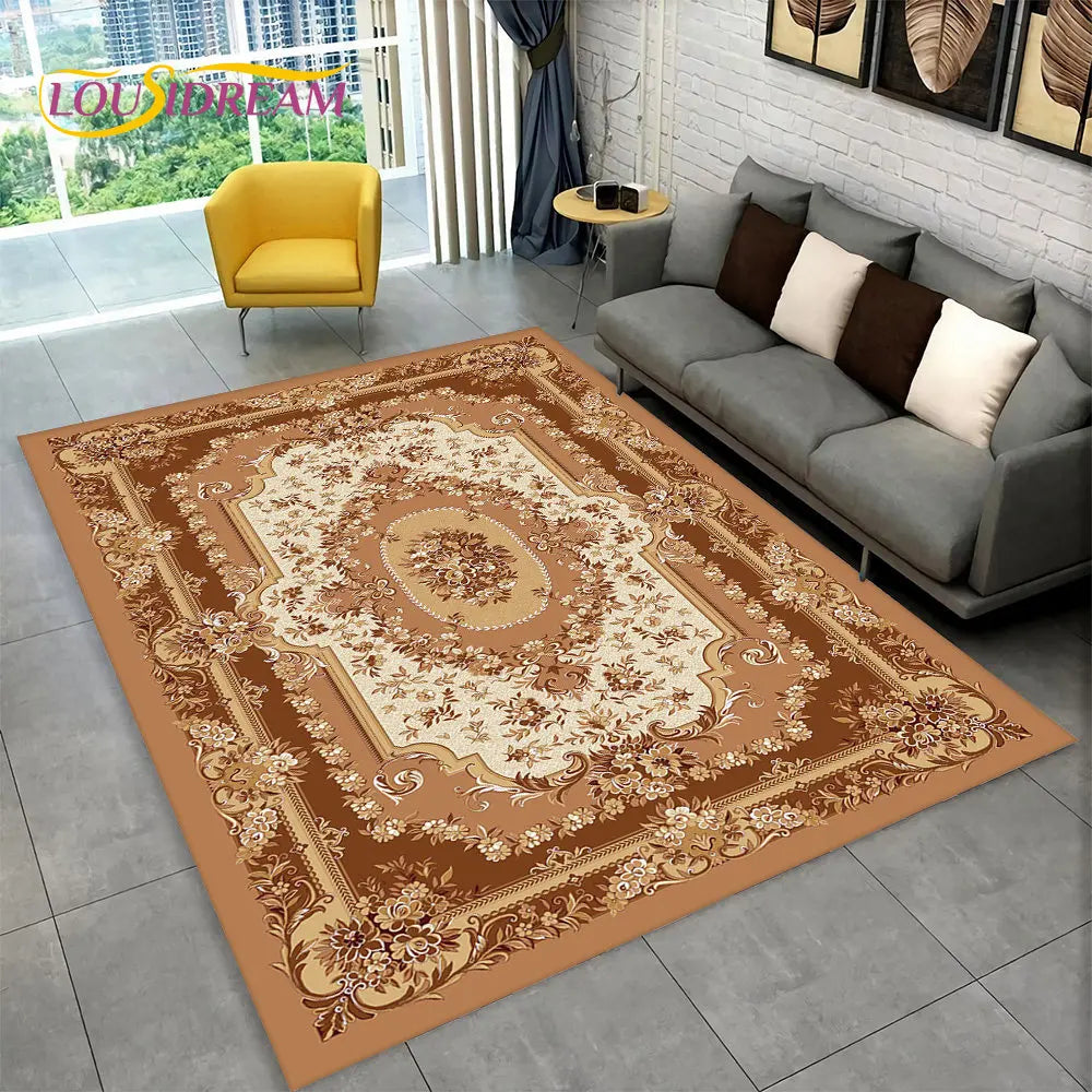 Tapis bohème multicolore pour salon et chambre - Nesty (vue 1)