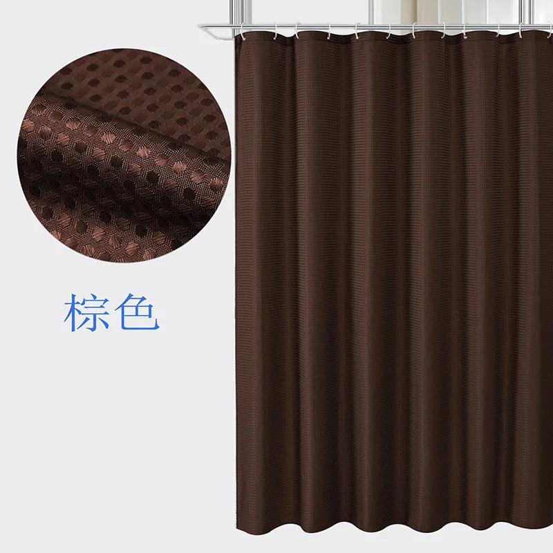 Rideau de douche gaufré — texture nid d'abeille imperméable - Nesty (vue 13)