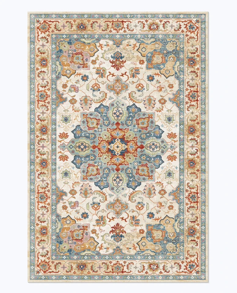 Tapis à motif géométrique rétro pour salon - Nesty (vue 3)