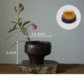 Vase en céramique style wabi-sabi pour composition ikebana - Nesty (vue 7)
