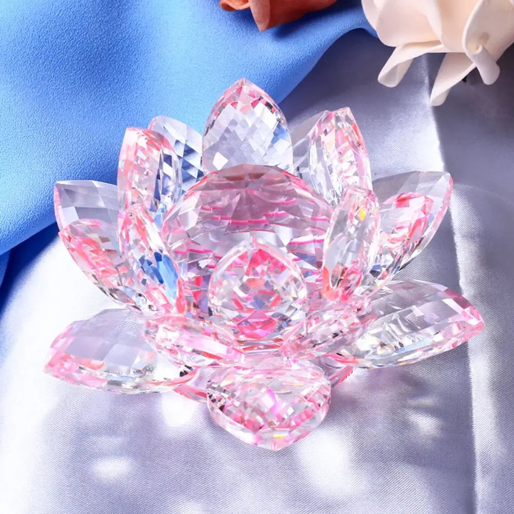 Fleur de lotus en cristal Nesty - Objet feng shui pour une décoration apaisante (vue 14)