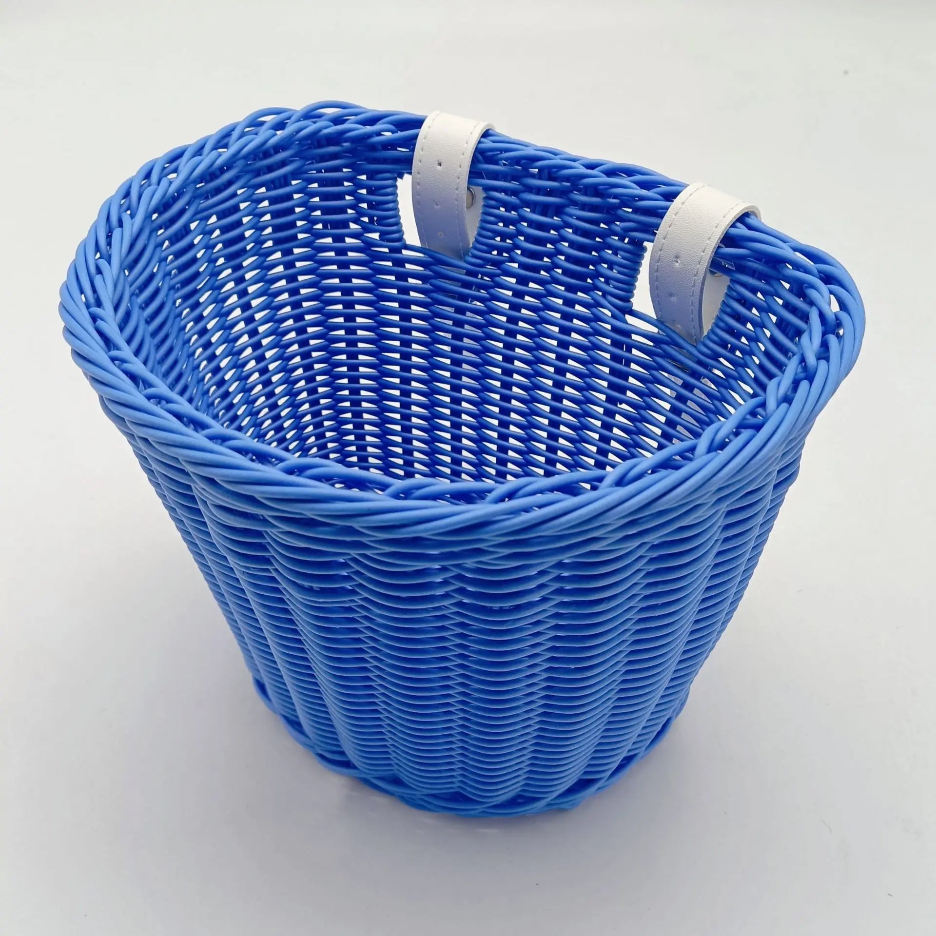 Panier de rangement tressé effet rotin, plastique multi-usages (vue 12) - Nesty