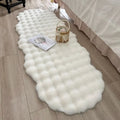 Tapis ovale en fausse fourrure douce Nesty - Chevet (vue 11)