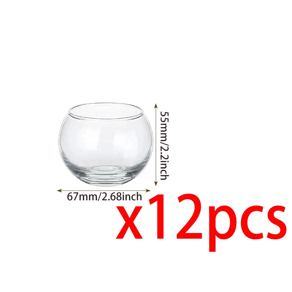 Photophores votifs en verre effet mercure, lot de 2 à 12 (vue 9) - Nesty