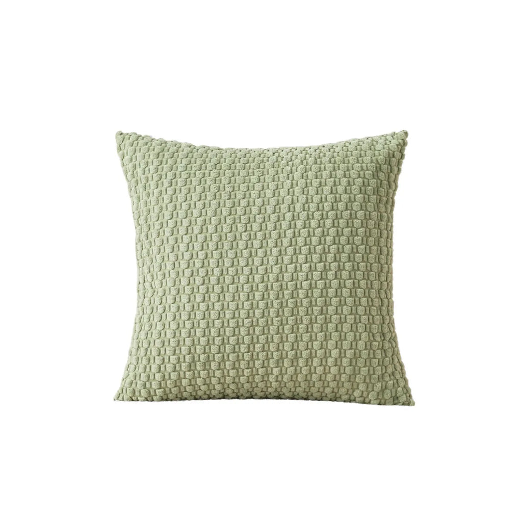 Housse de coussin réversible en velours côtelé Nesty - Carré, ton neutre (vue 11)