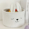 Panier de rangement en peluche oreilles de lapin (vue 7) - Nesty