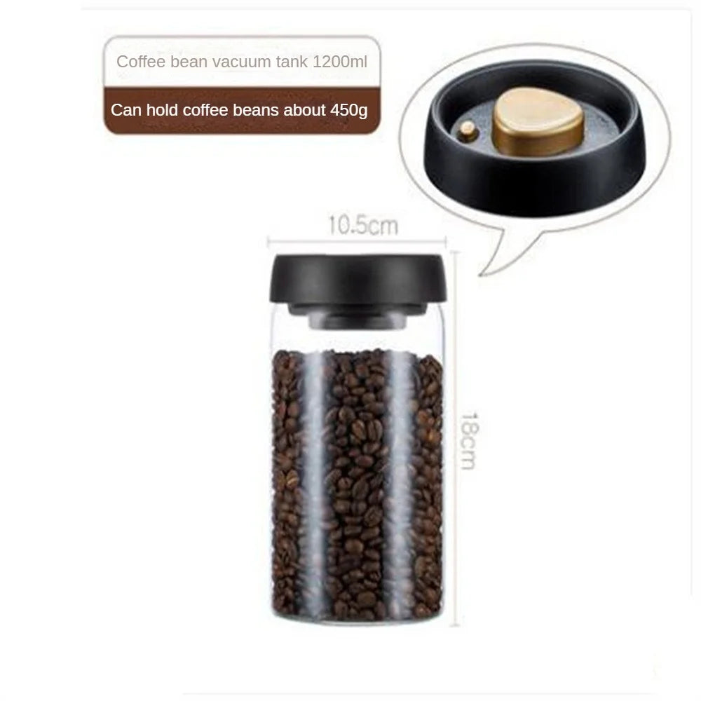 Boîte hermétique en verre pour café en grains Nesty (vue 10)