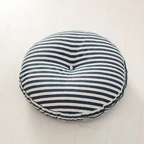 Grand coussin de méditation zafu en lin Nesty - Pour banquette ou yoga (vue 18)
