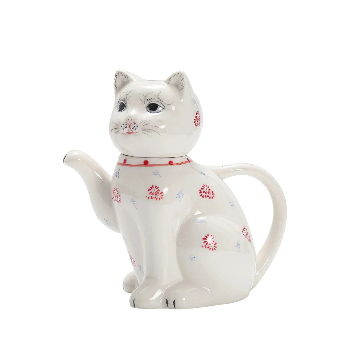Théière en porcelaine forme de chat (vue 7) - Nesty