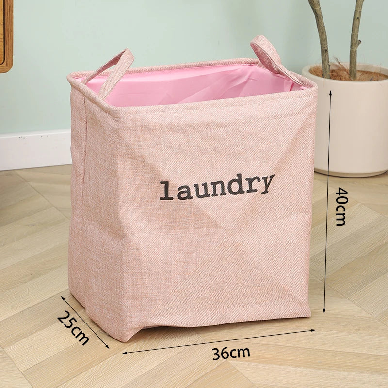 Panier à linge pliable en toile de jute - Nesty (vue 4)