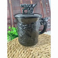 Tasse en pierre naturelle avec couvercle, motif dragon - Nesty (vue 7)