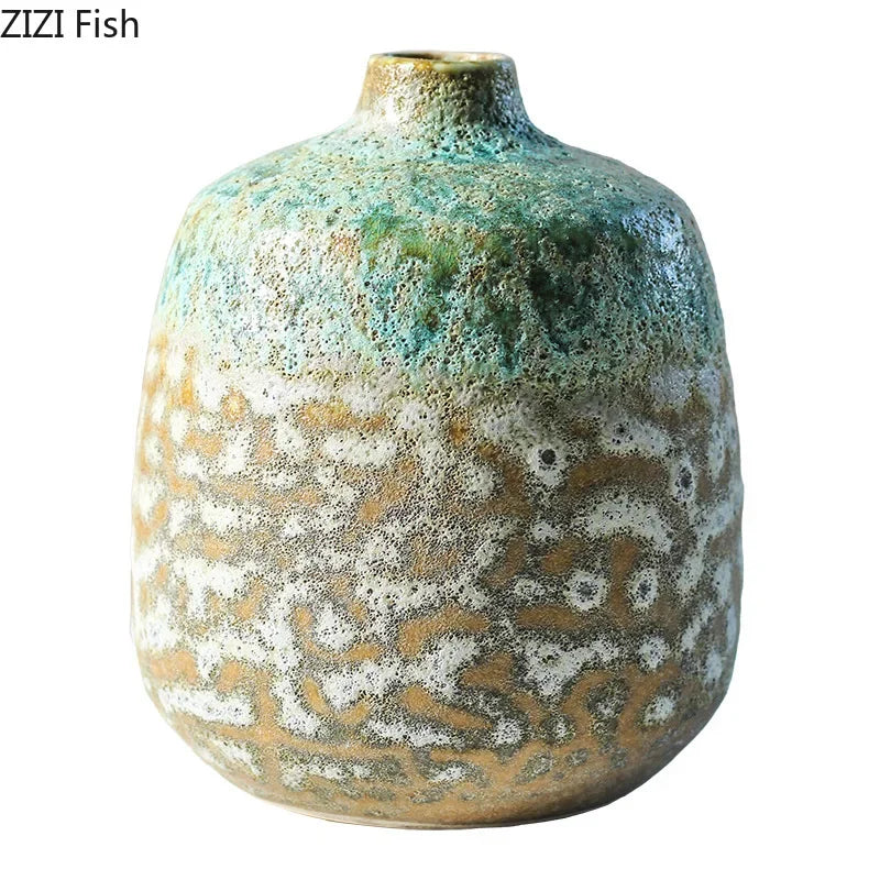 Vase en céramique façonné à la main, couleurs peintes - Nesty (vue 6)