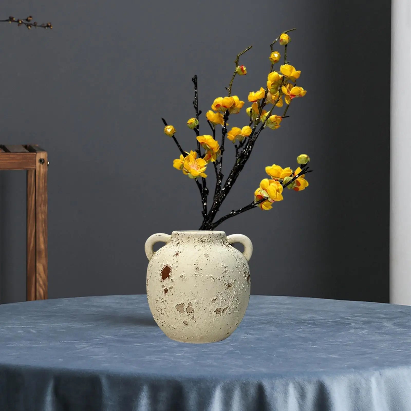 Vase rustique en céramique — esprit wabi-sabi (vue 9) - Nesty