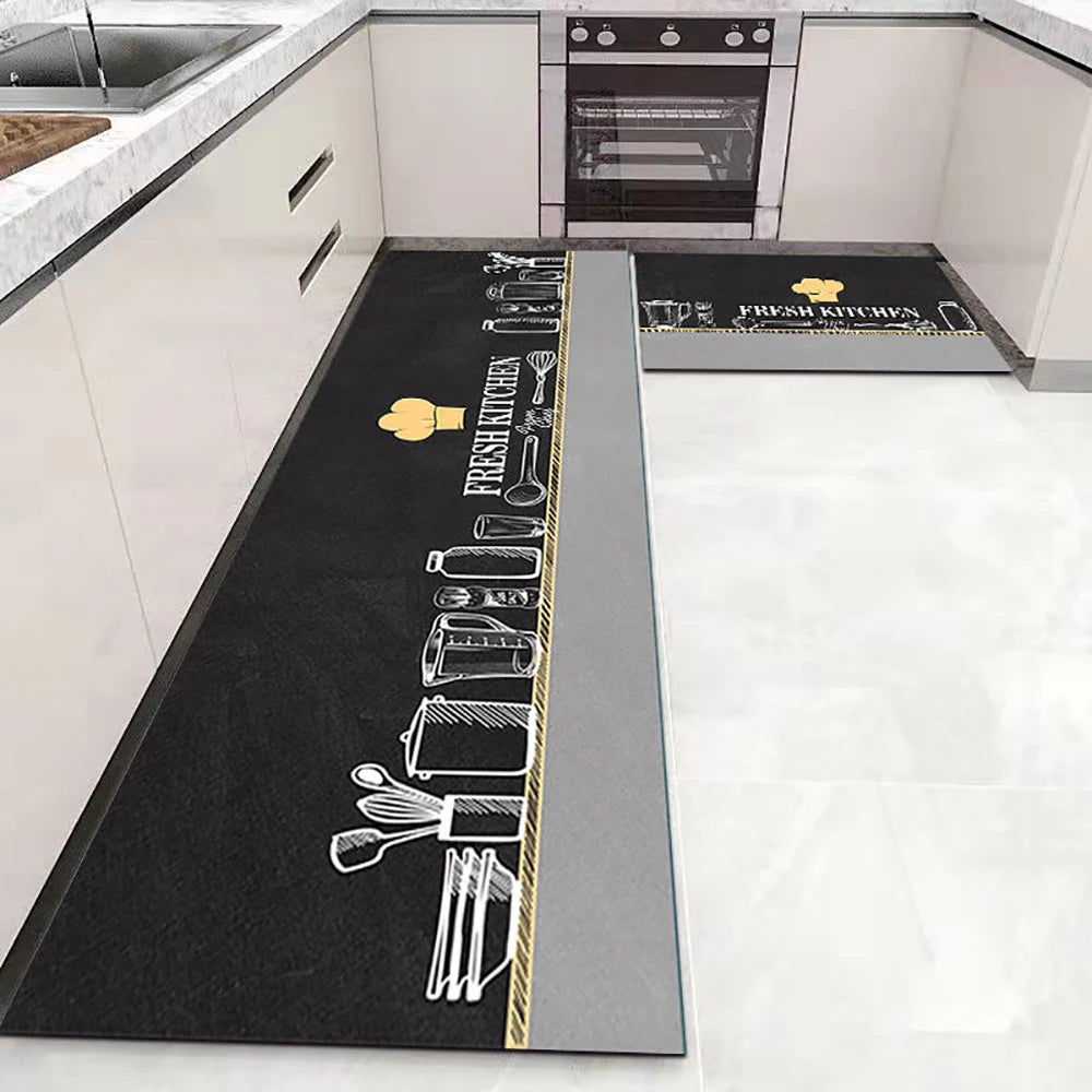Tapis de chevet long en acrylique — uni et absorbant - Nesty (vue 13)
