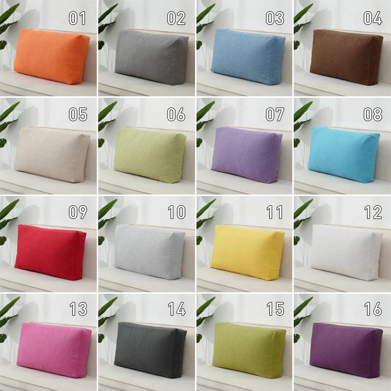 Housse de coussin de dossier en lin Nesty - Sans garnissage, tête de lit (vue 5)