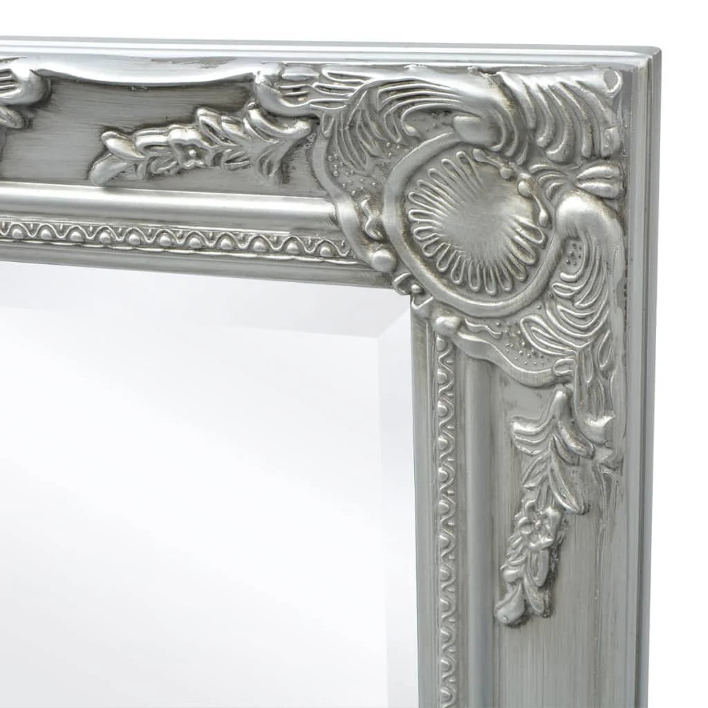 Miroir mural baroque 100 x 50 cm — cadre en bois sculpté (vue 6) - Nesty