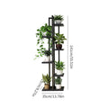 Étagère à plantes en bois — 6 niveaux (vue 10) - Nesty