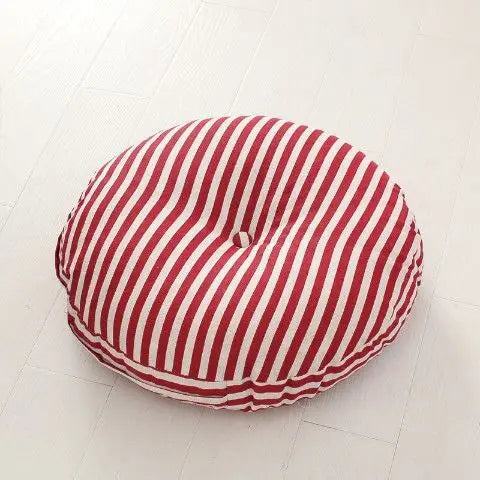 Grand coussin de méditation zafu en lin Nesty - Pour banquette ou yoga (vue 19)