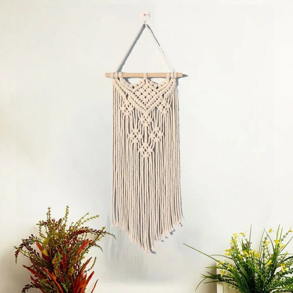Tenture macramé en coton Nesty - Esprit bohème (vue 5)