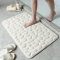 Tapis de bain pelucheux effet galets — confort moelleux - Nesty (vue 10)