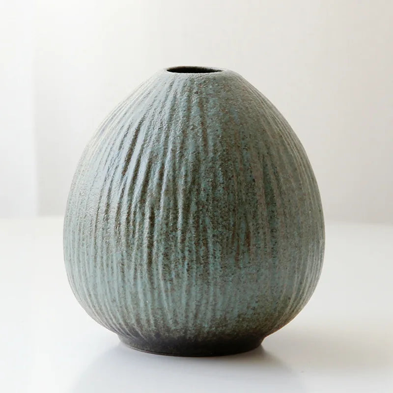 Vase en grès de style japonisant, décoration zen - Nesty (vue 18)