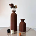 Duo de vases à motif ondulé pour fleurs séchées (vue 11) - Nesty