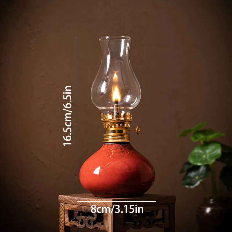 Lampe à huile en céramique et brûle-encens, ambiance zen (vue 8) - Nesty