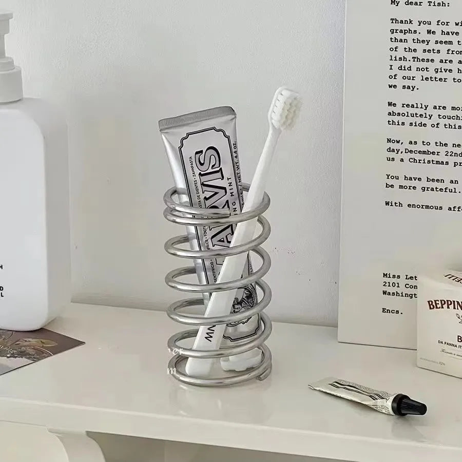 Porte-brosses à dents en inox Nesty - Rangement design pour salle de bain (vue 5)