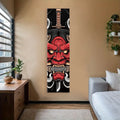 Tapisserie murale vagues japonaises Nesty - Soleil rouge pour le mur (vue 11)