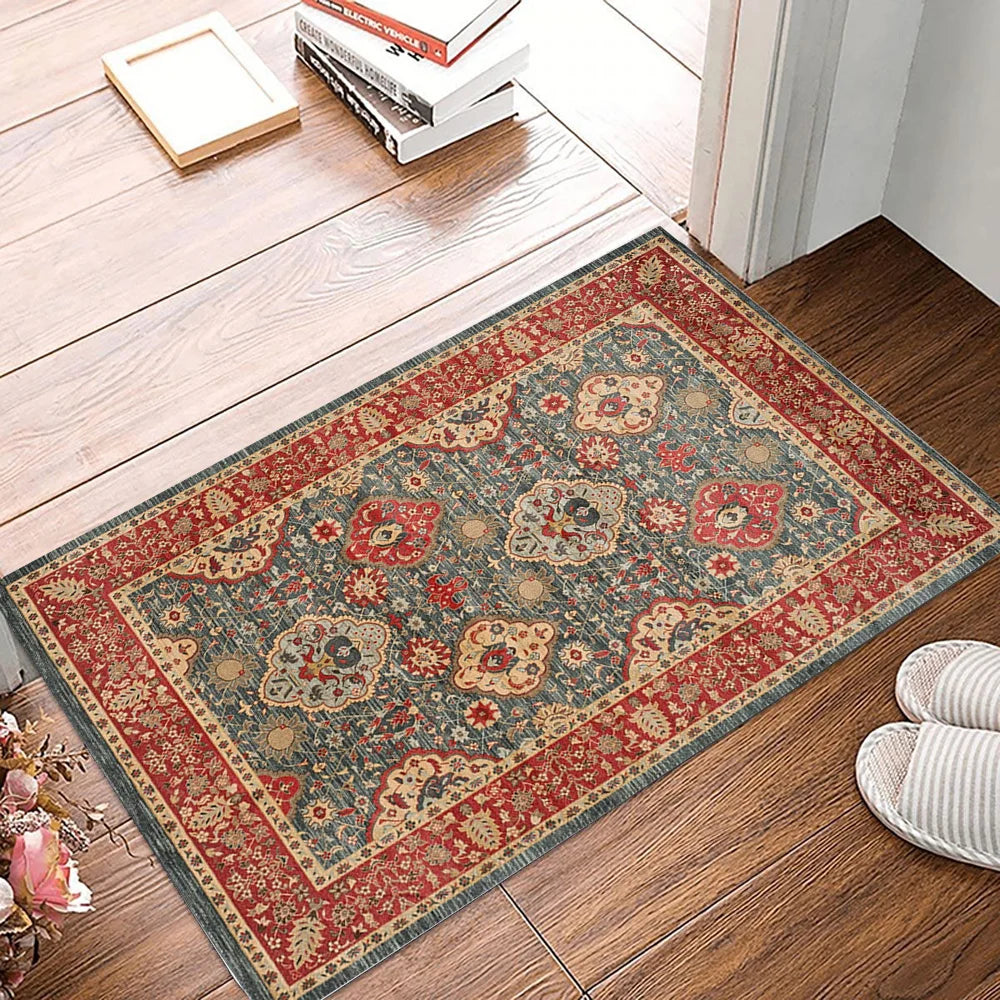 Tapis à motif oriental Nesty - Velours doux et lavable (vue 12)