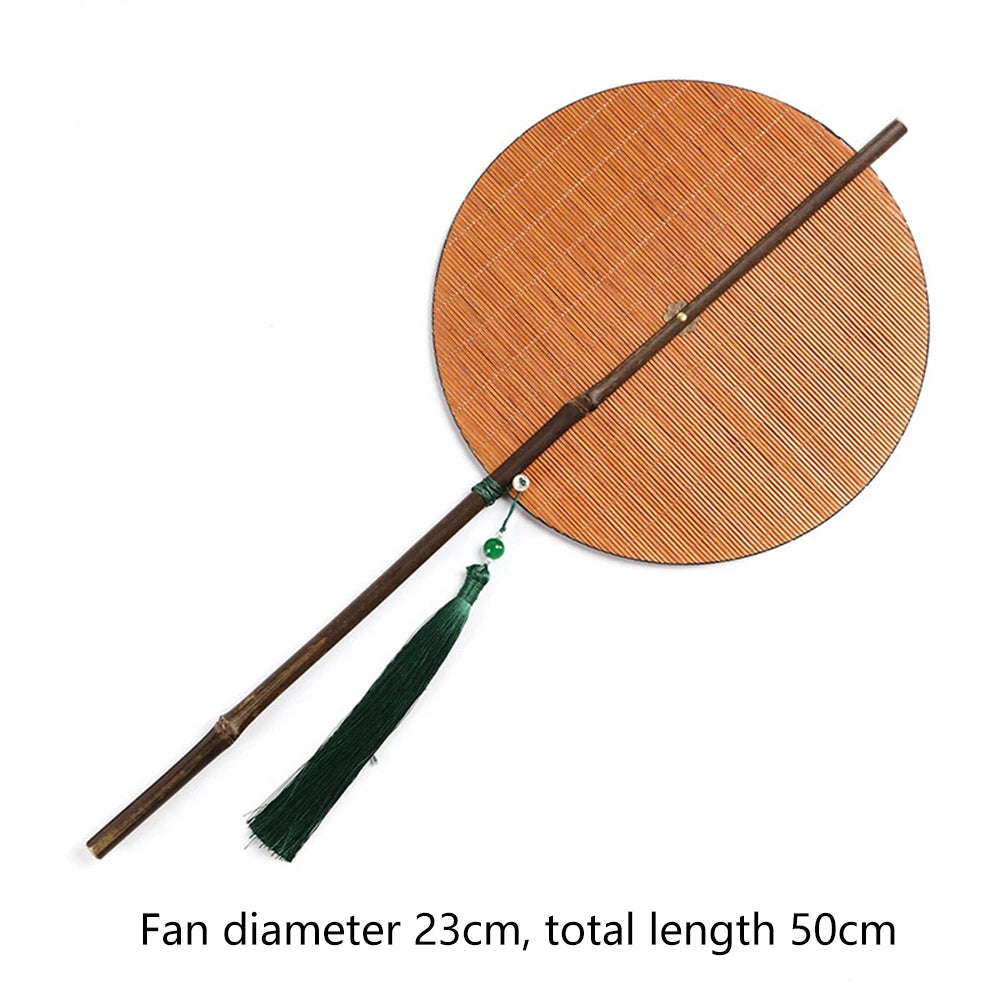 Grand éventail de danse en bambou Nesty - Manche 50 cm (vue 10)