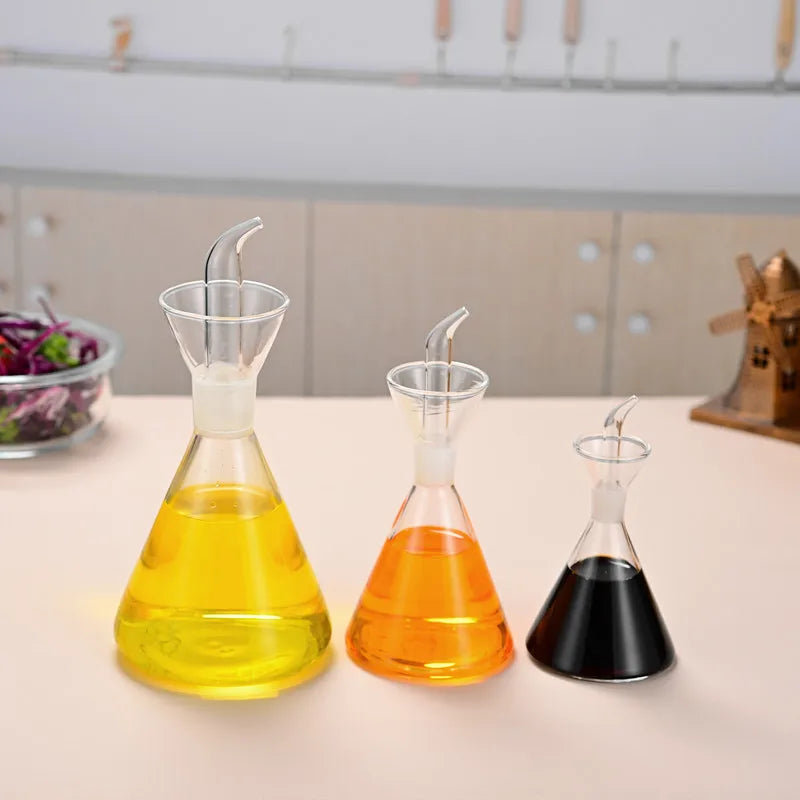 Pot à huile en verre borosilicate, anti-goutte (vue 6) - Nesty