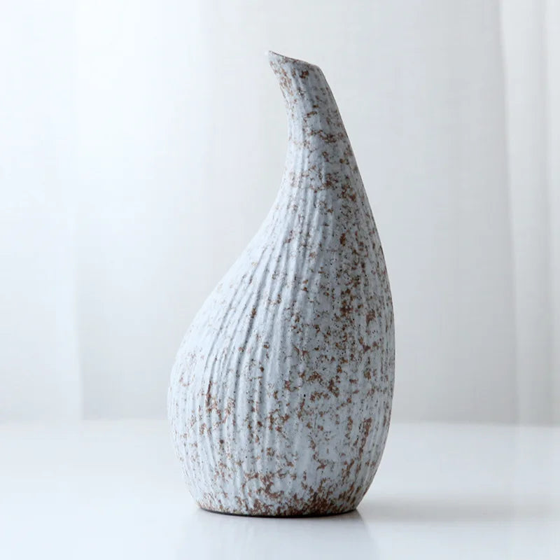 Vase en grès de style japonisant, décoration zen - Nesty (vue 16)