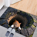 Tapis illusion optique chat 3D Nesty - Tapis antidérapant pour salle de bain (vue 7)