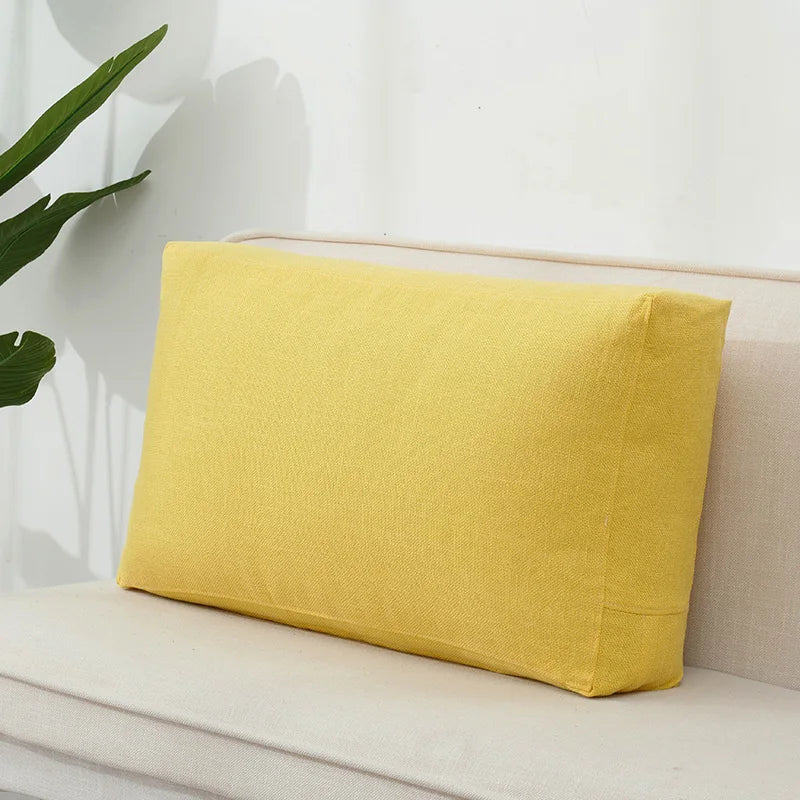 Housse de coussin de dossier en lin Nesty - Sans garnissage, tête de lit (vue 18)