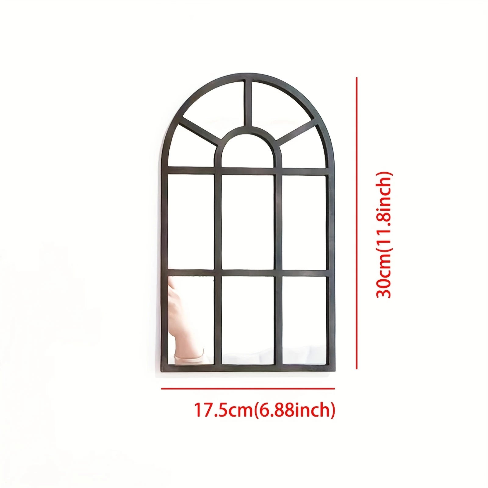 Miroir fenêtre en bois et acrylique Nesty - Format simple (vue 7)