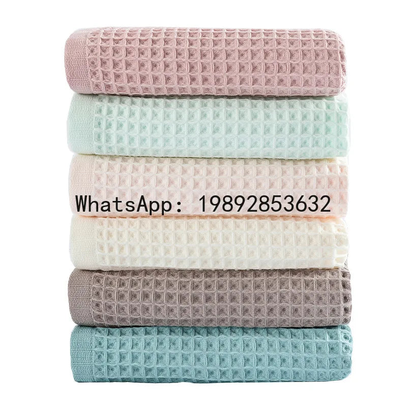 Serviette en coton gaufré nid d'abeille - Nesty (vue 5)