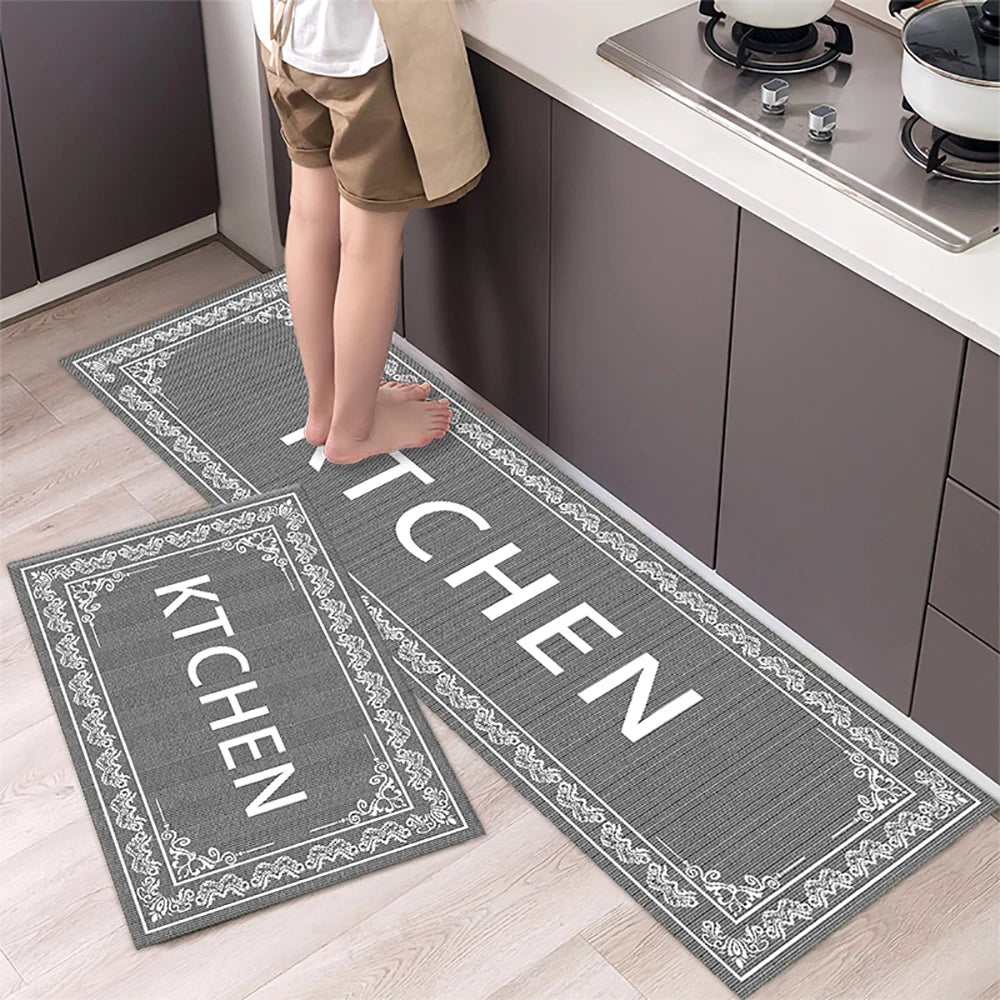 Tapis de chevet long en acrylique Nesty - Uni et absorbant (vue 10)
