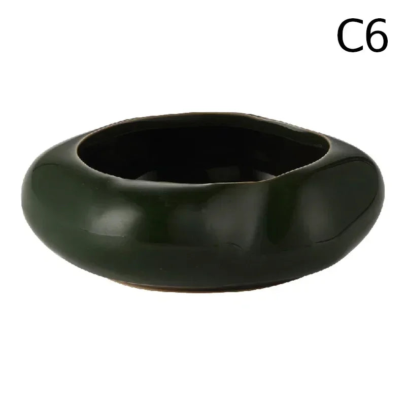 Vase céramique forme graine de lotus, esprit ikebana - Nesty (vue 19)