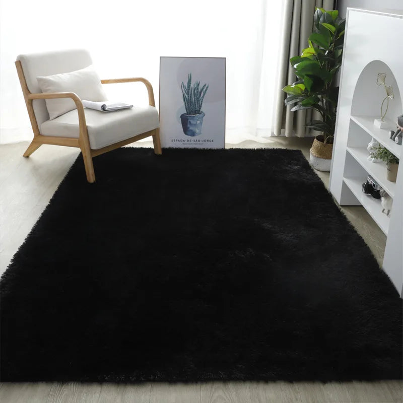 Tapis moelleux à motif géométrique Nesty - Style nordique (vue 8)