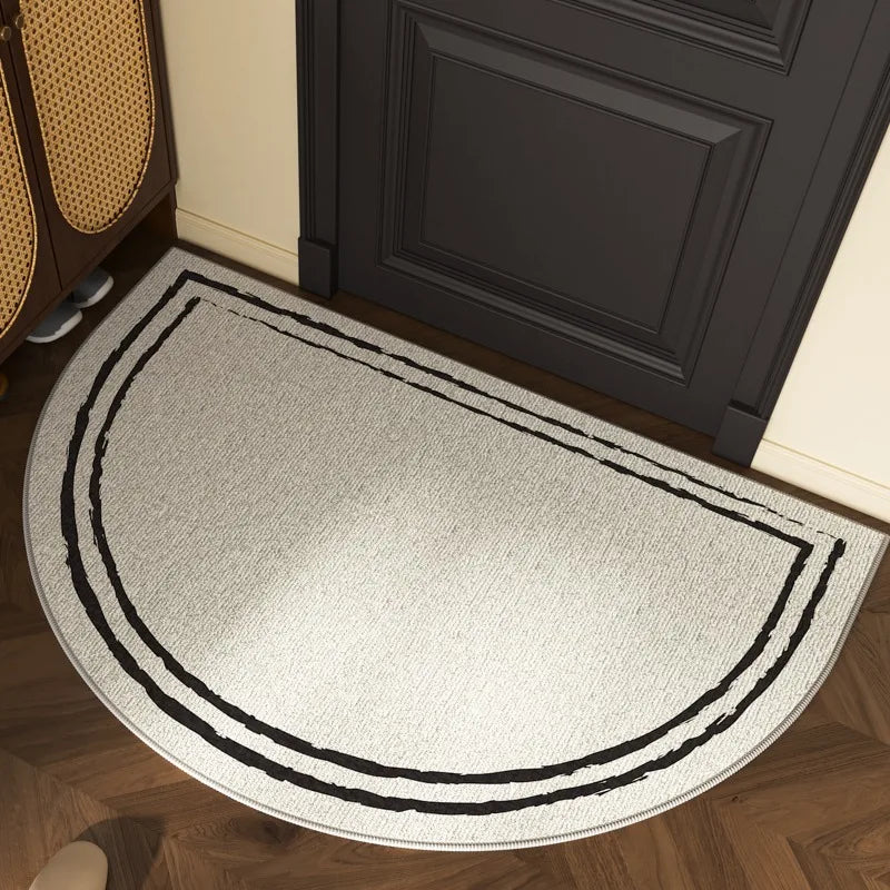 Tapis d'entrée à motif semi-circulaire Nesty - Dos PVC (vue 7)