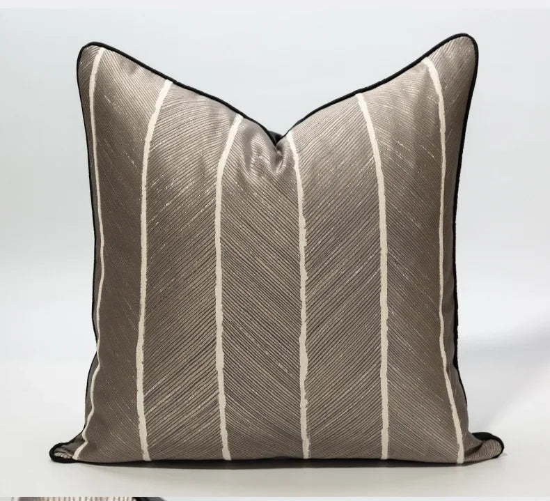 Housse de coussin jacquard Nesty - Plusieurs formats et coloris (vue 8)