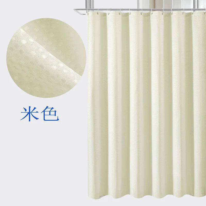 Rideau de douche gaufré — texture nid d'abeille imperméable - Nesty (vue 19)