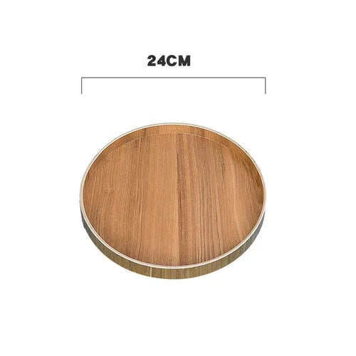 Plateau rond en bois — style japonais - Nesty (vue 10)