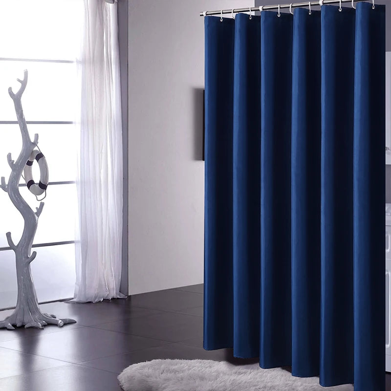 Rideau de douche épaissi avec ourlet lesté — cloison salle de bain - Nesty (vue 11)