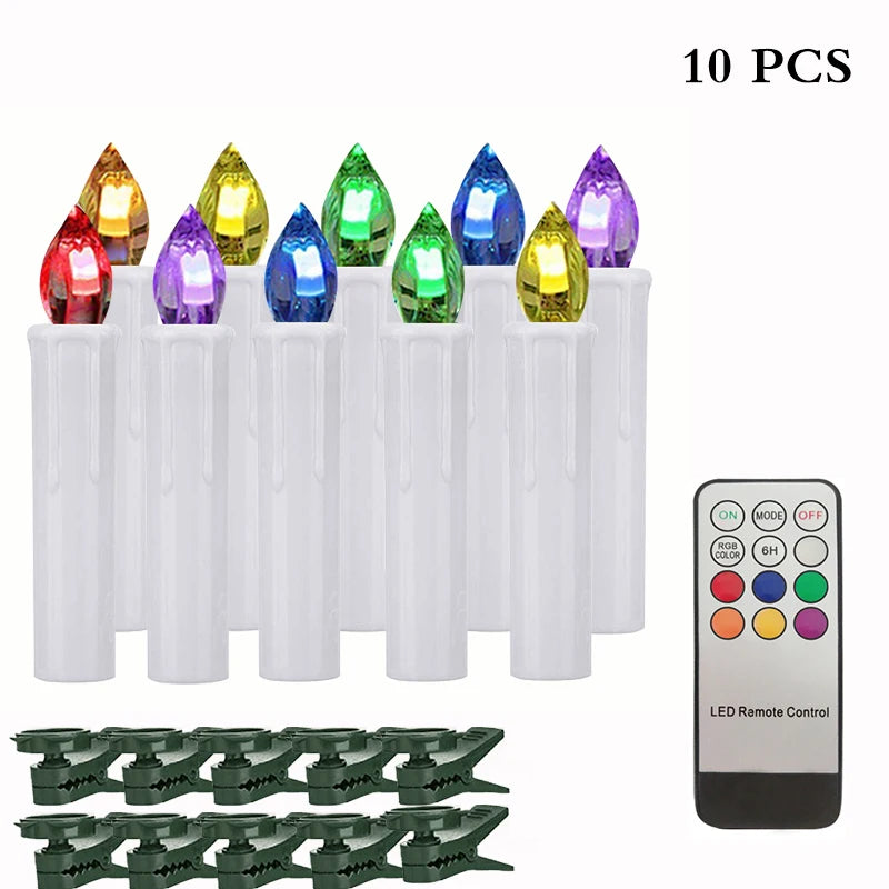 Bougie LED sans flamme Nesty - Mèche noire, télécommande incluse (vue 19)